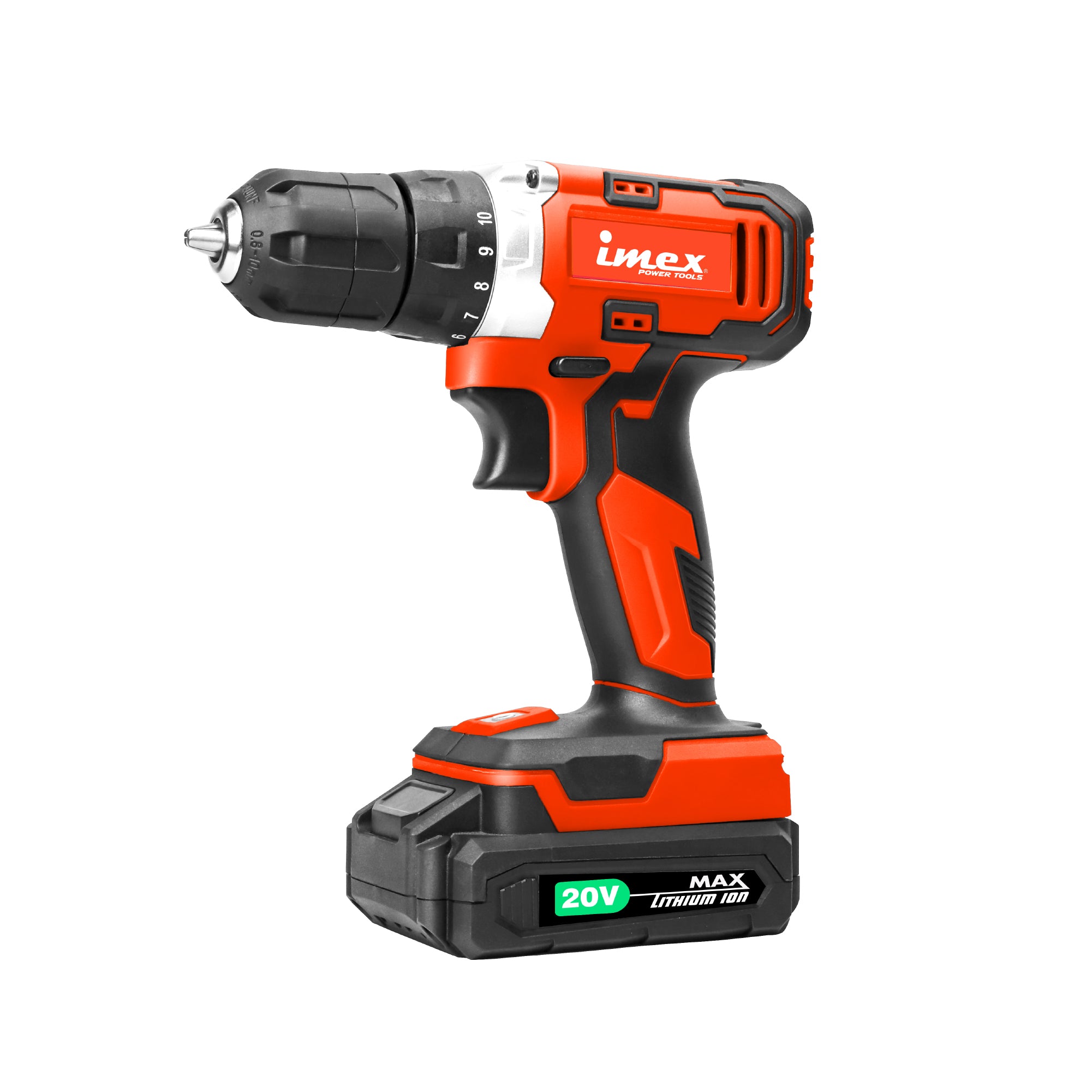 20V Cordless Drill with Battery and Charger IMEX Power Tools