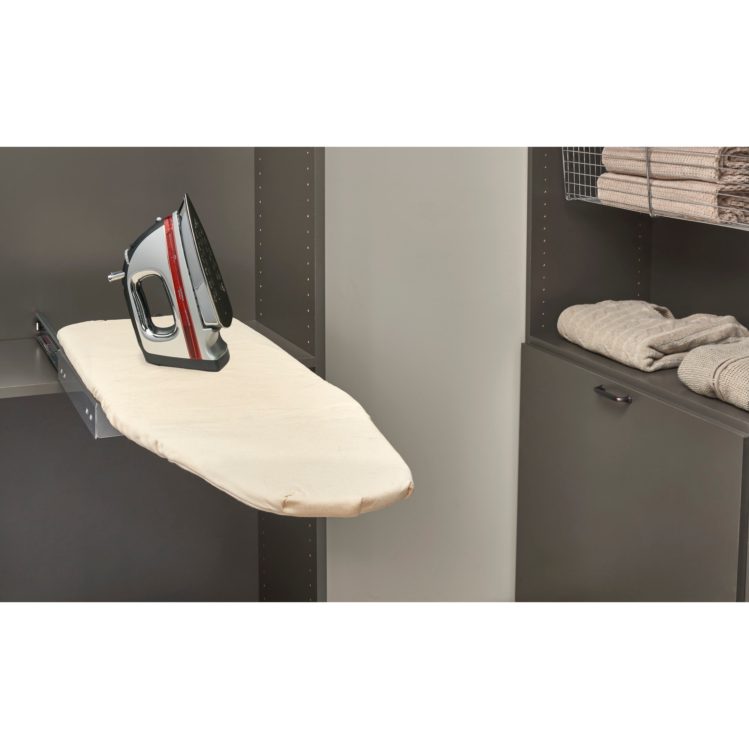 Elite Rotating Ironing Board Silver  18.7 in (475 mm) W x 14 in (356 mm) D x 4.52 in (115 mm) H