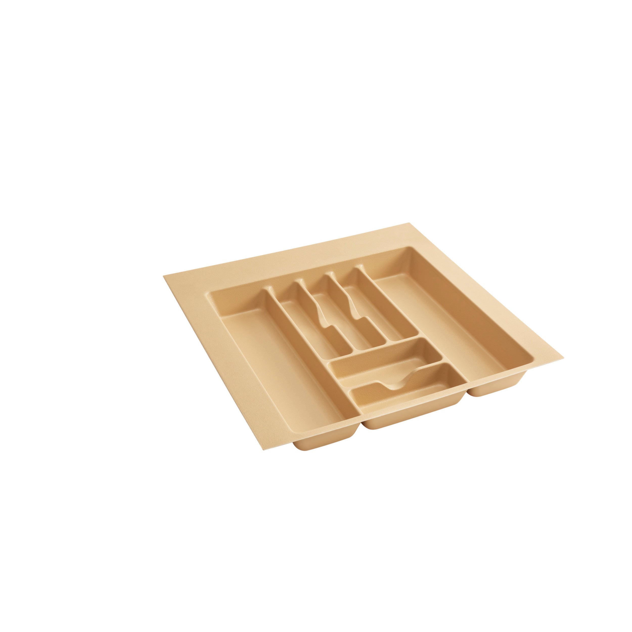 Extra Large Almond Cutlery Organizer Almond  21.88 in (556 mm) W x 21.25 in (540 mm) D x 2.38 in (60 mm) H