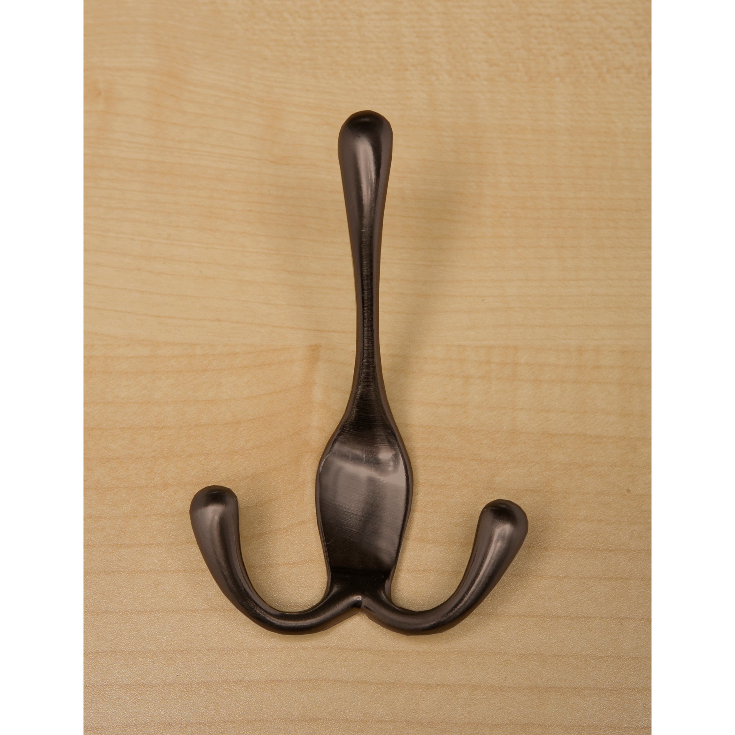 3-way Decorative Wall Hook Bronze  2.8 in (71 mm) W x 2.4 in (61 mm) D x 3.94 in (100 mm) H