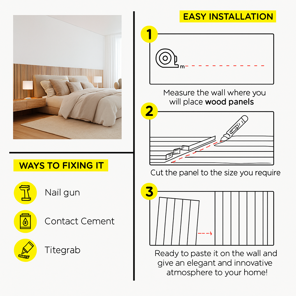 WOOD PANEL PVC WHITE 1/8 9.5 FT x 6.29 Inch