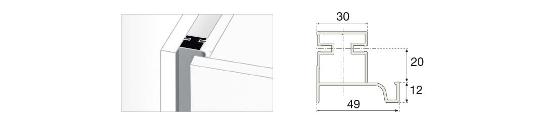 M.L VERTICAL S PROFILE CHEF ''L'' SILVER