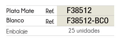 METALLIC CORNER SYSTEM CHEF "L"NEGRO MAT