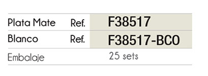 SET OPEN LIDS SYSTEM CHEF "L" WHITE