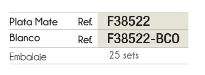 SET OPEN LIDS SYSTEM CHEF "C" WHITE