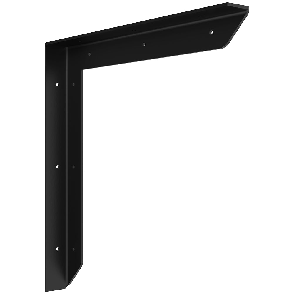 Versa Floating Vanity Bracket - 18 x 2 x 18 - Flat Black