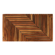 Bombora Teak Wood Shower Mat - 19.75 x 35.5 x 1.75 - Teak | Federal Brace