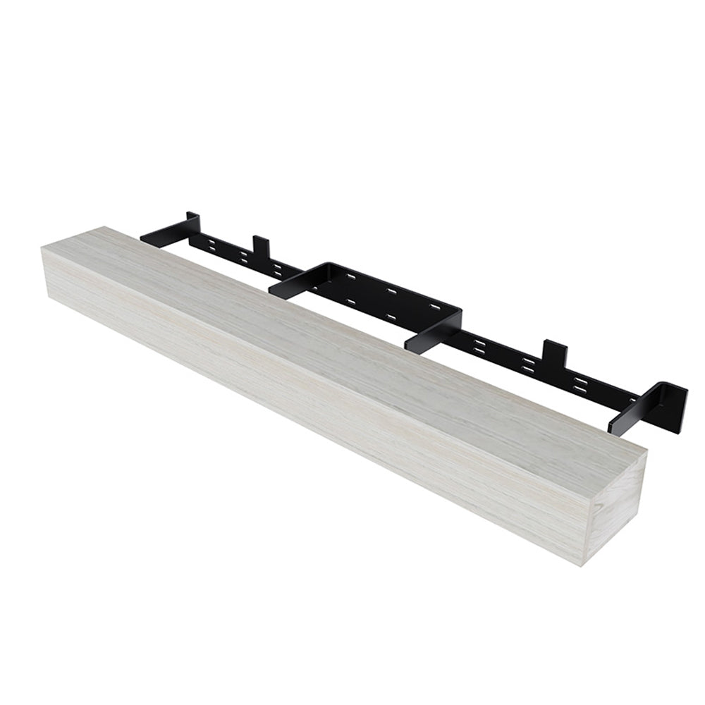 Floating Fireplace Mantel Kit - 60 x 6 x 6 - Arctic Groovz | Federal Brace