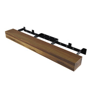 Teak Floating Fireplace Mantel Kit - 48 x 8 x 8 - Teak | Federal Brace