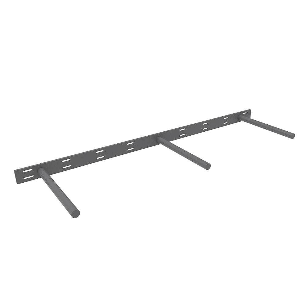 Floating Shelf Support Rod Bracket - 10 x 34.5 x 1.5 - Steel | Federal Brace