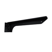 Double Metal Stud Front Flange Bracket - 19 x 3 x 5 - Black - RH