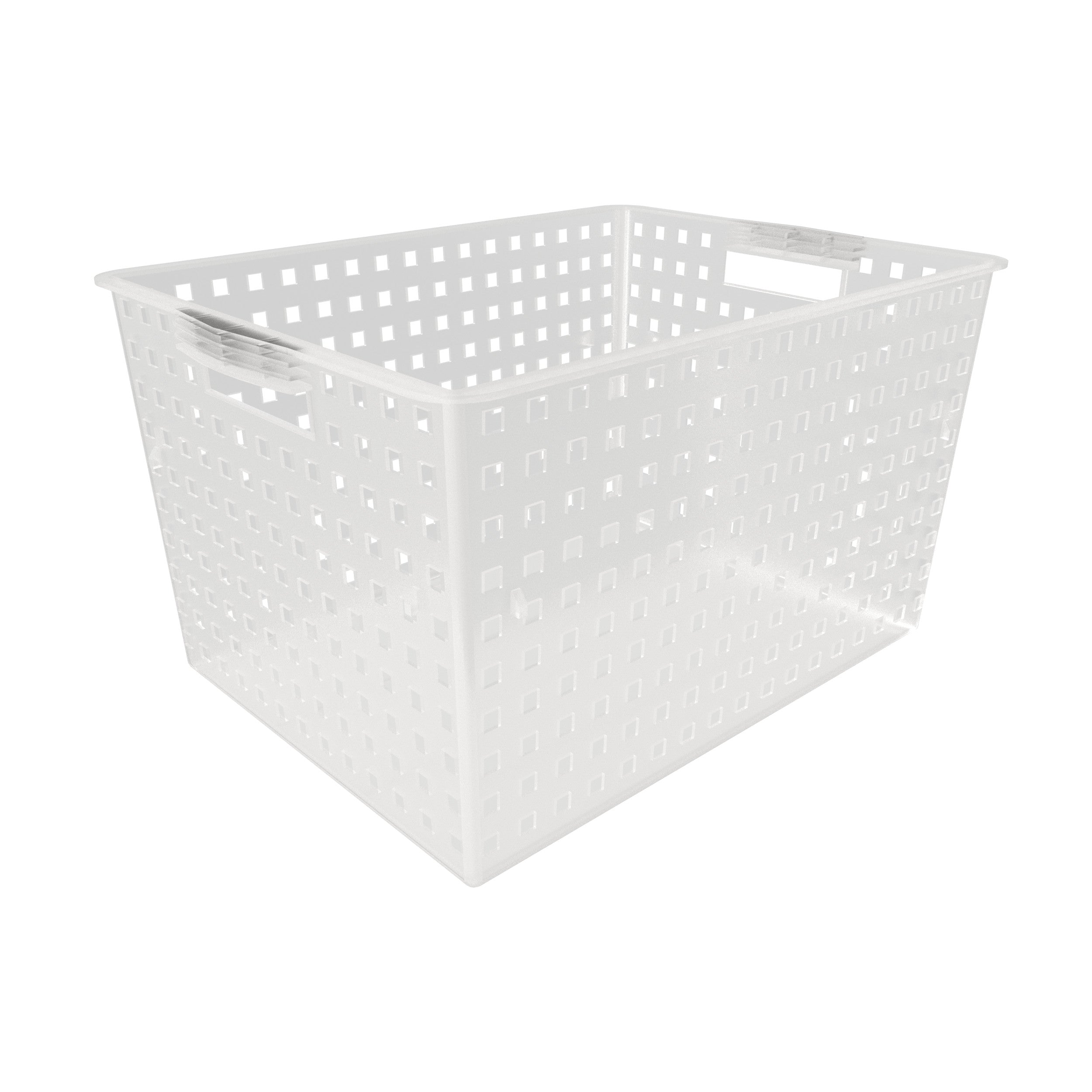 Pullout Hamper/Utility Basket White  14.4 in (366 mm) W x 18.15 in (461 mm) D x 11.9 in (302 mm) H