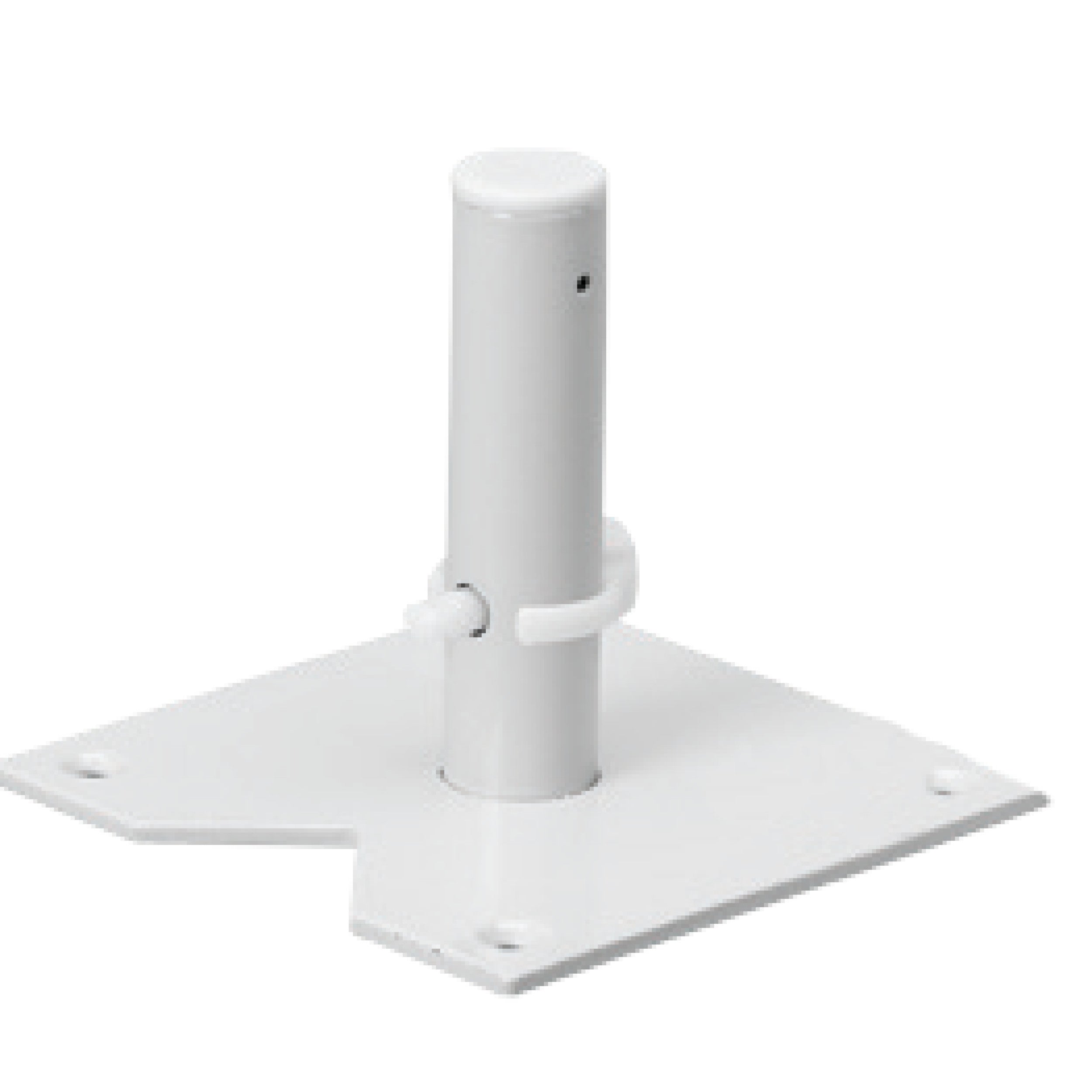 18 in White Polmyer Full Circle Lazy Susan White  18 in (457 mm) W x 18 in (457 mm) D x 4.5 in (114 mm) H