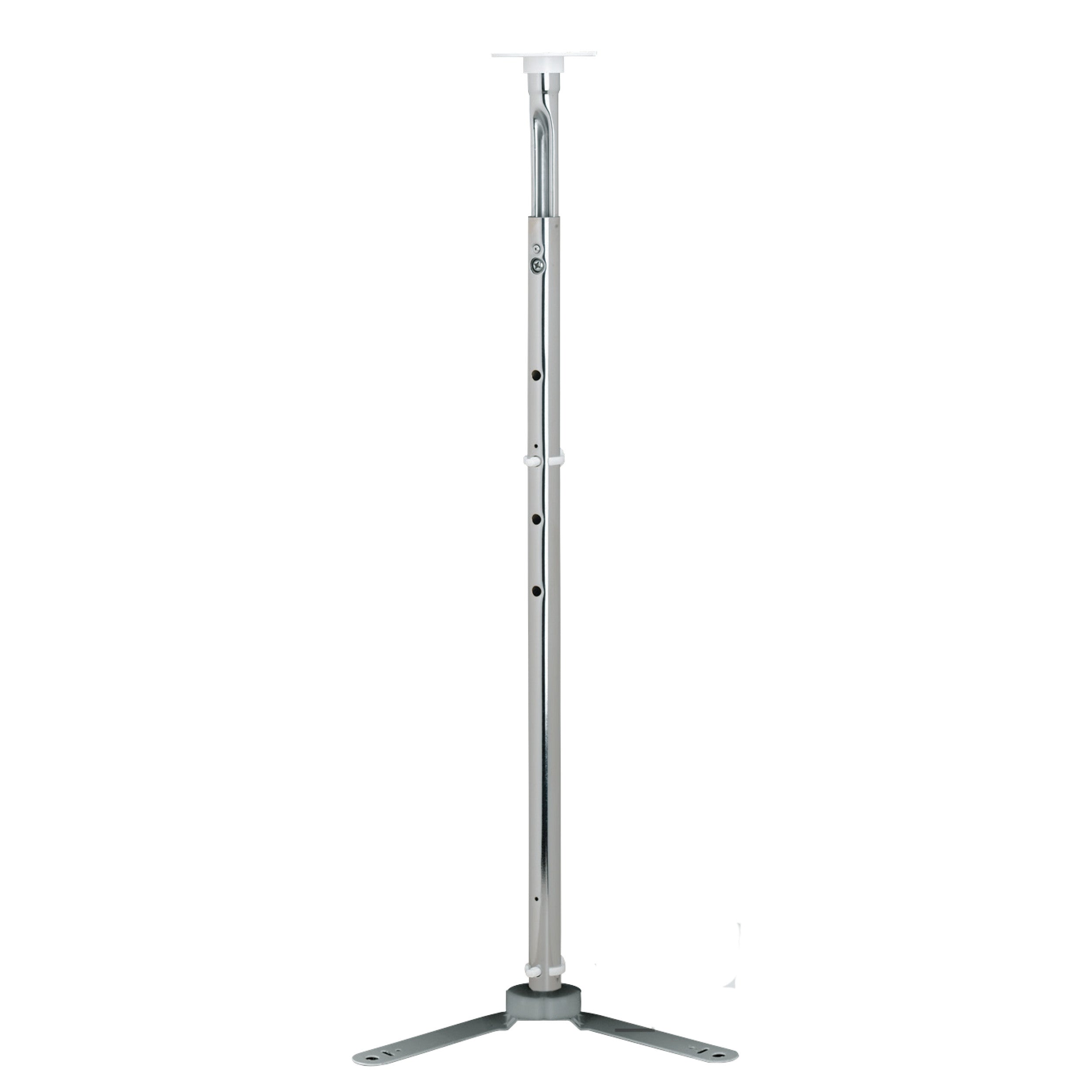 18 in White Polymer Pie-Cut Lazy Susans 2-Shelf White  18 in (457 mm) W x 18 in (457 mm) D x 26 in (660 mm) H