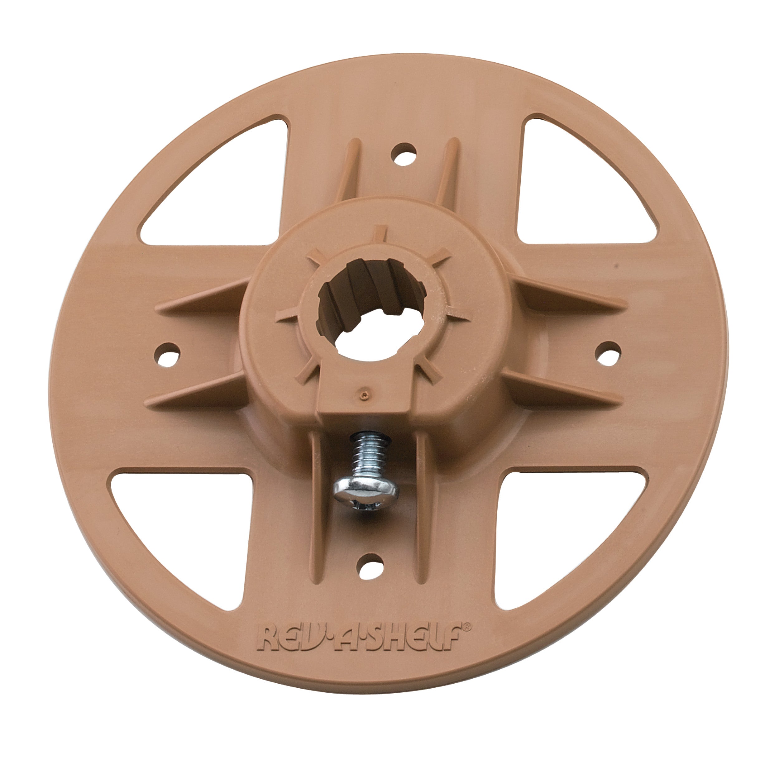 28 in Banded Wood Pie-Cut Lazy Susans 2-Shelf Natural  28 in (711 mm) W x 28 in (711 mm) D x 26 in (660 mm) H