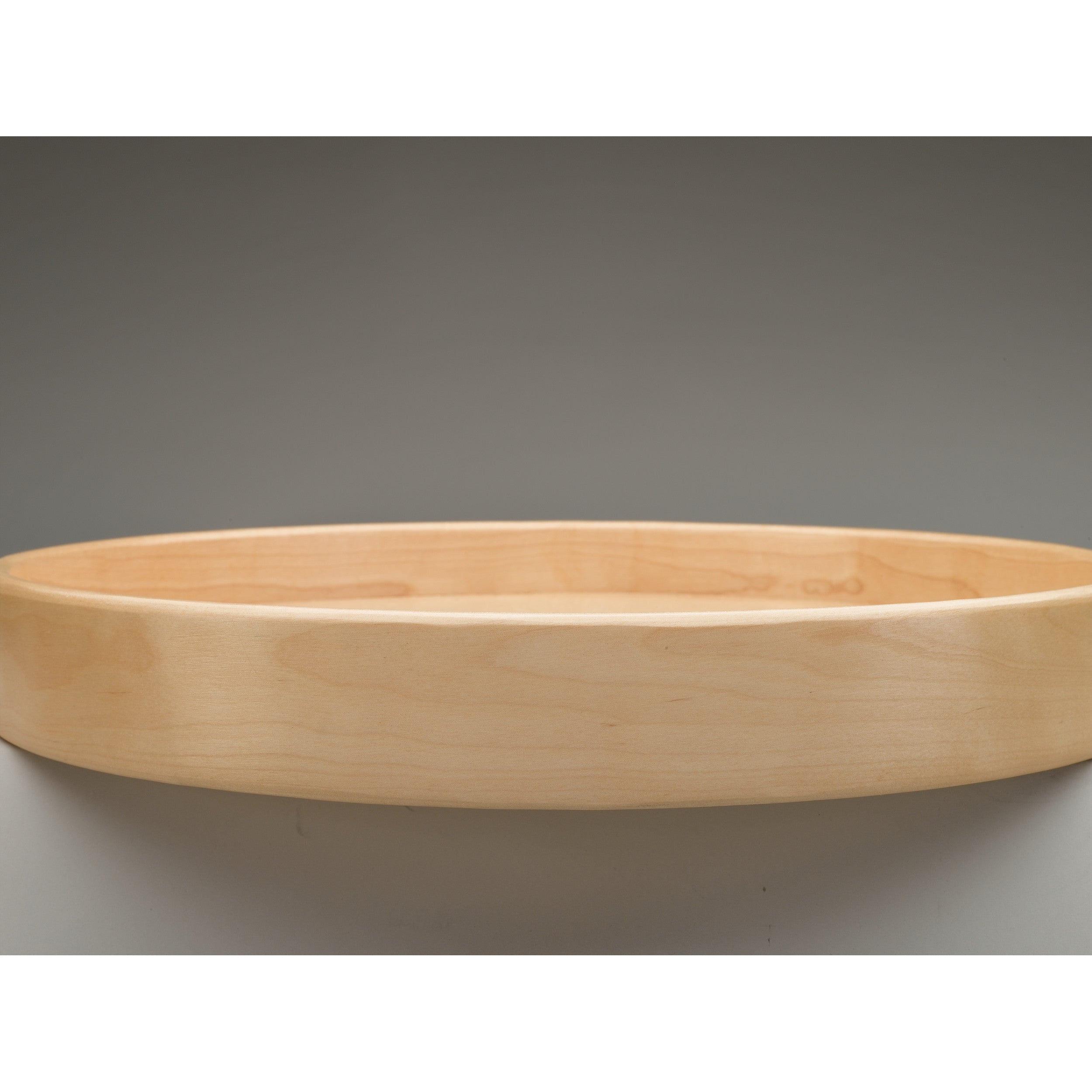 24 in Natural Wood Full Circle Lazy Susan Natural  24 in (610 mm) W x 24 in (610 mm) D x 3.78 in (96 mm) H