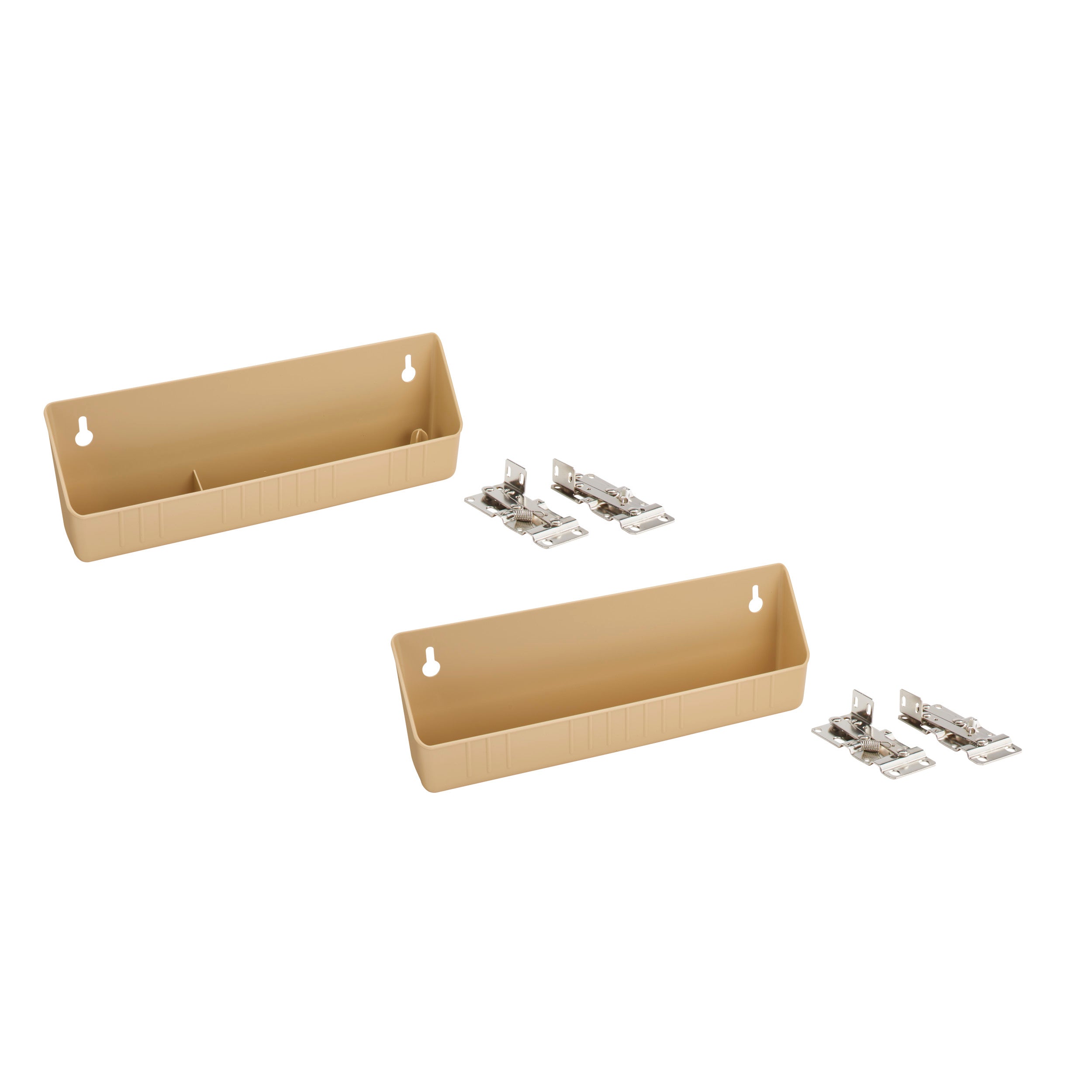 11 in Almond Polymer LD Tip-Out Accessory Tray Almond  11 in (279 mm) W x 2.13 in (54 mm) D x 3.81 in (97 mm) H