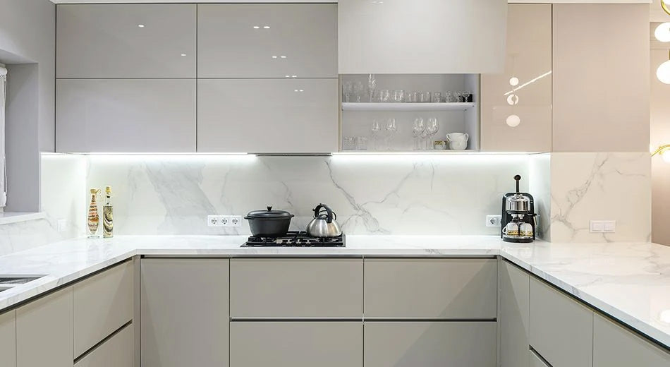 MDF LIGHT GREY HG 3/4 4X9   AGT 6012- PEBBLE GREY HG