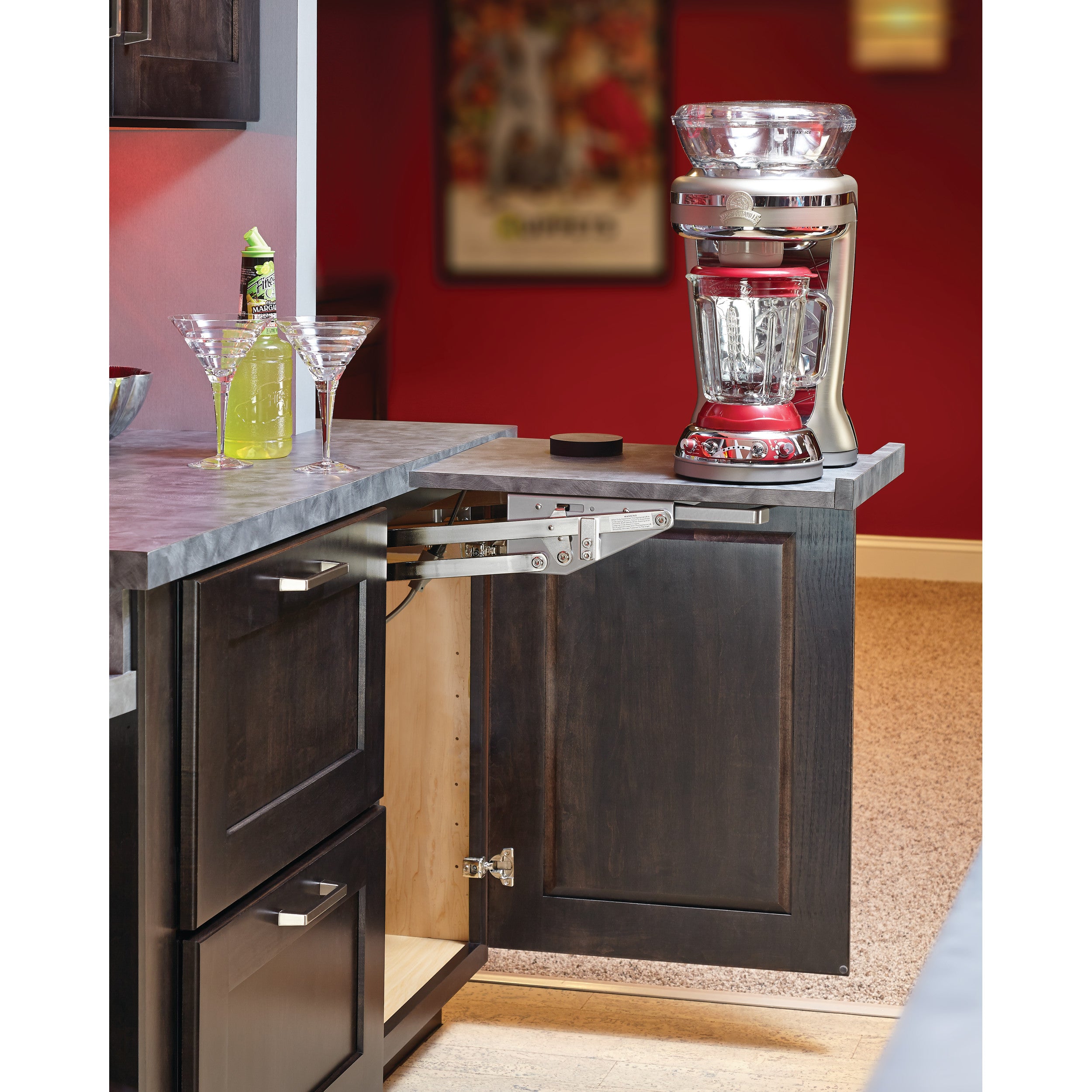Heavy-Duty Appliance Lift Zinc  12 in (305 mm) W x 22.5 in (572 mm) D x 20.63 in (524 mm) H