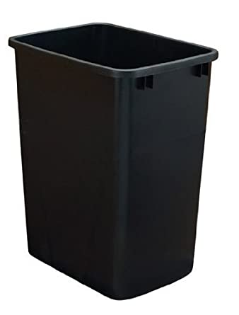 35 Quart Waste Container Only BK -Bulk 8