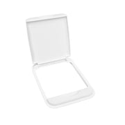 50 Qrt Lid Only (White) White  14.75 in (375 mm) W x 14.75 in (375 mm) D x 0.89 in (23 mm) H