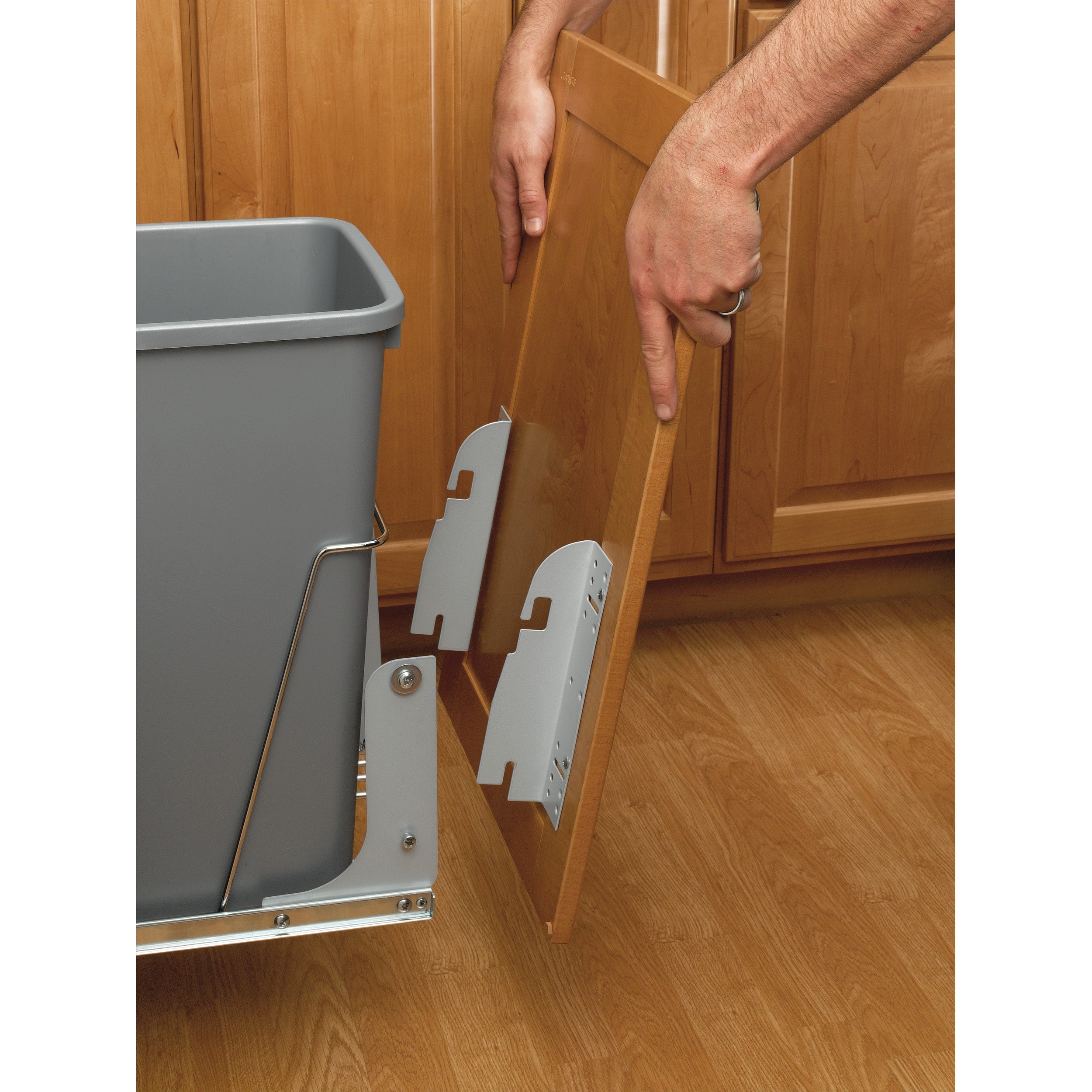 Door mounting Kit for RV Series Metallic Silver  1.5 in (38 mm) W x 2.13 in (54 mm) D x 8 in (203 mm) H