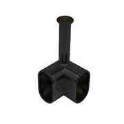 CORNER SUPPORT FOR OVAL CLOSET TUBE MATT BLACK